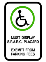S.P.A.R.C. Placard sign