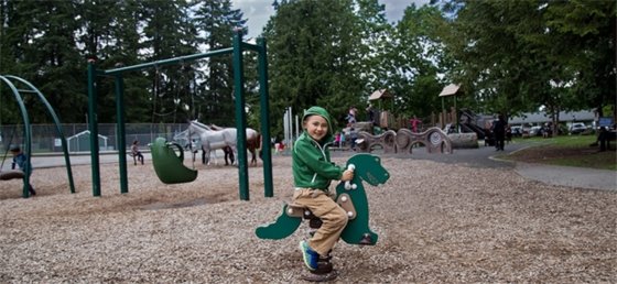 Child at the playground