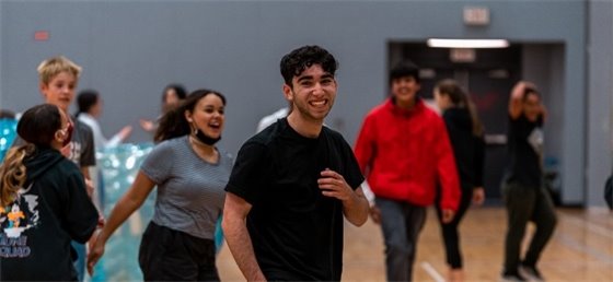 Youth smiling