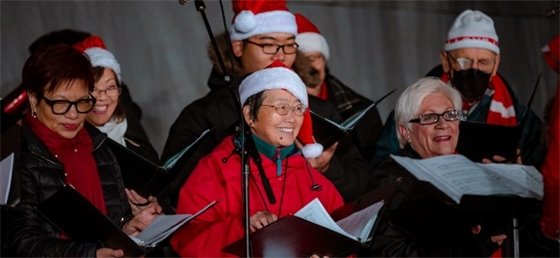 Carolers at Jingle Bells Night