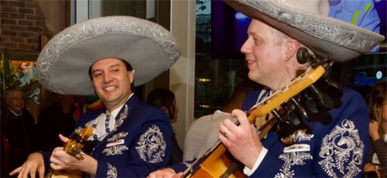 Two members from band, Mariachi Tabasko