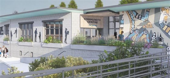 Rendering of the Town Centre Park Community Centre