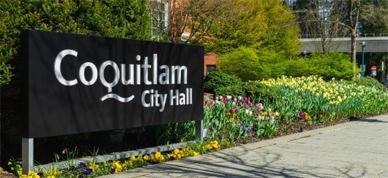 Coquitlam City Hall Sign