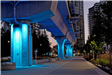 Guideway Pillars - Cyan