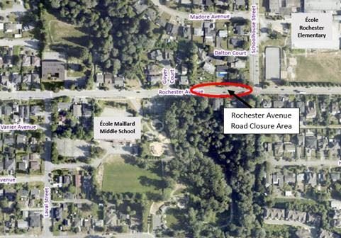 Rochester Avenue Road Closure Area
