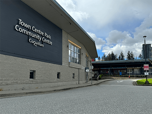 Photograph of the building exterior of the Town Centre Park Community Centre