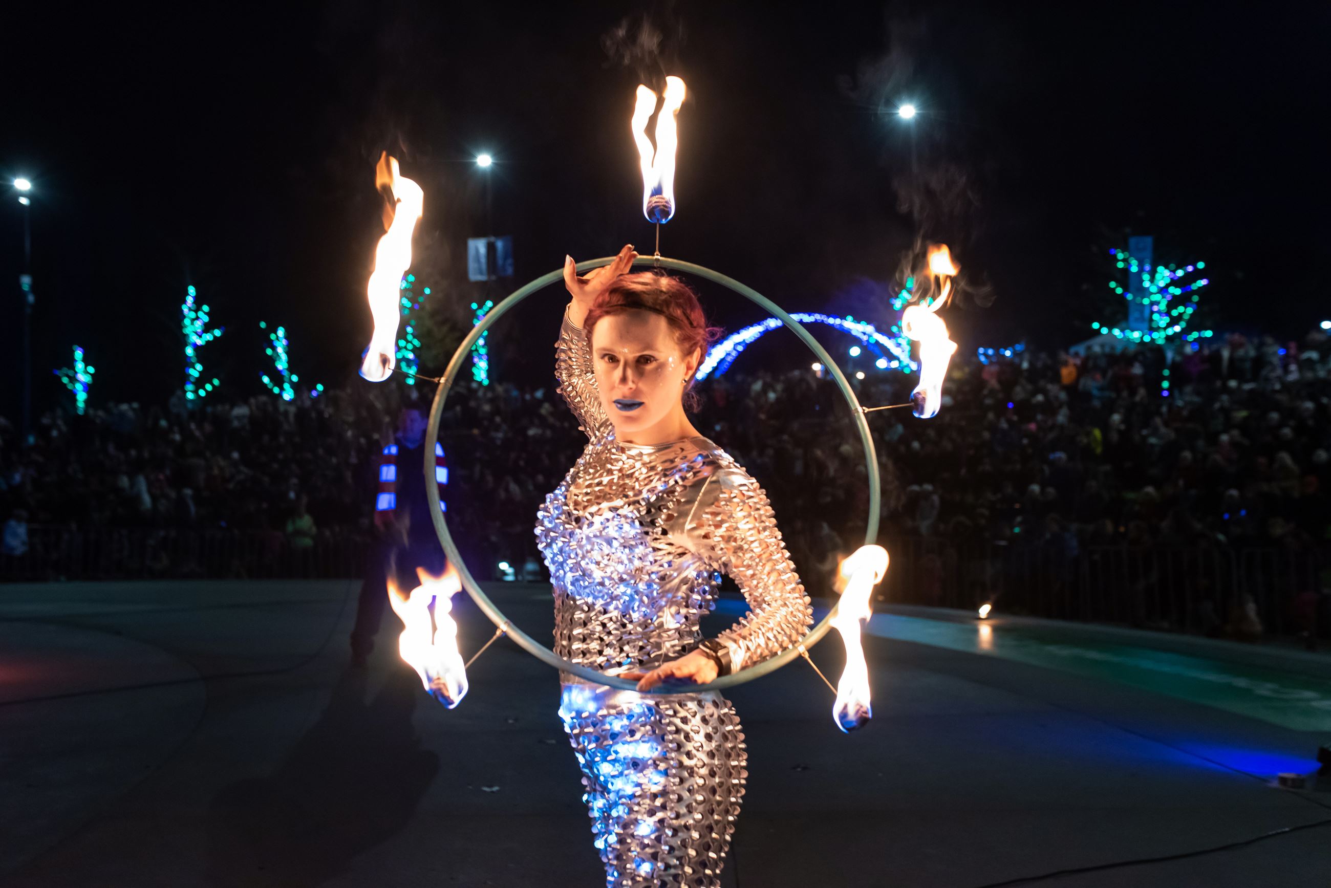 Female Fire Dancer