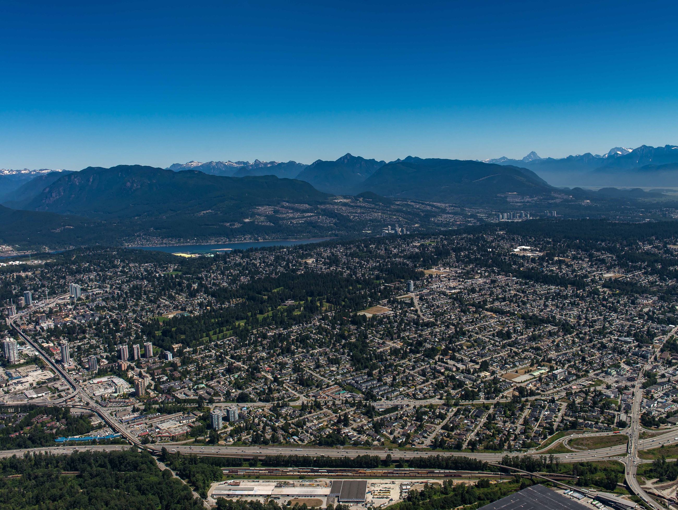 Southwest Coquitlam Aerial View