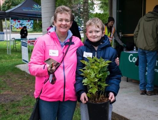 Volunteers at Environmental Volunteer Celebration 2021