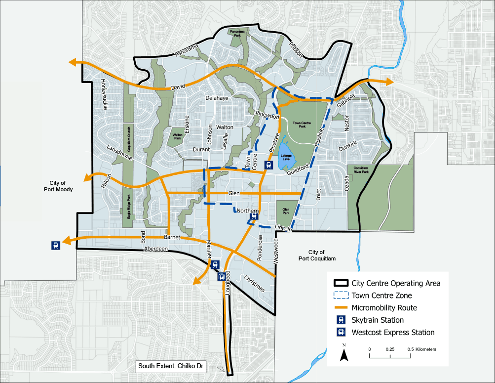 Shared Service Provider City Centre map