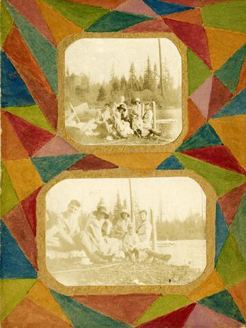 Photographs of the Dansey family in Mundy Park, 1929