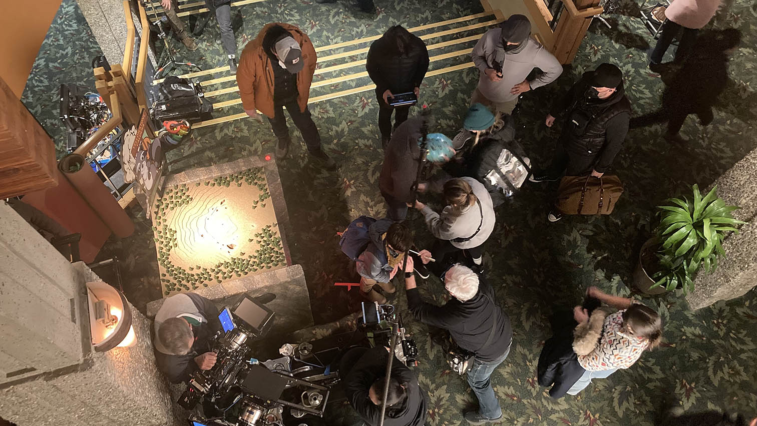 Filming of Resident Alien, Westwood Plateau Golf and Country Club, 2023