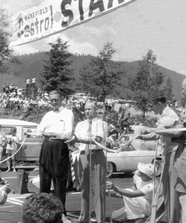 Reeve Christmas and Minister Wicks Cutting the Ribbon, July 26, 1959 (JPG) Opens in new window