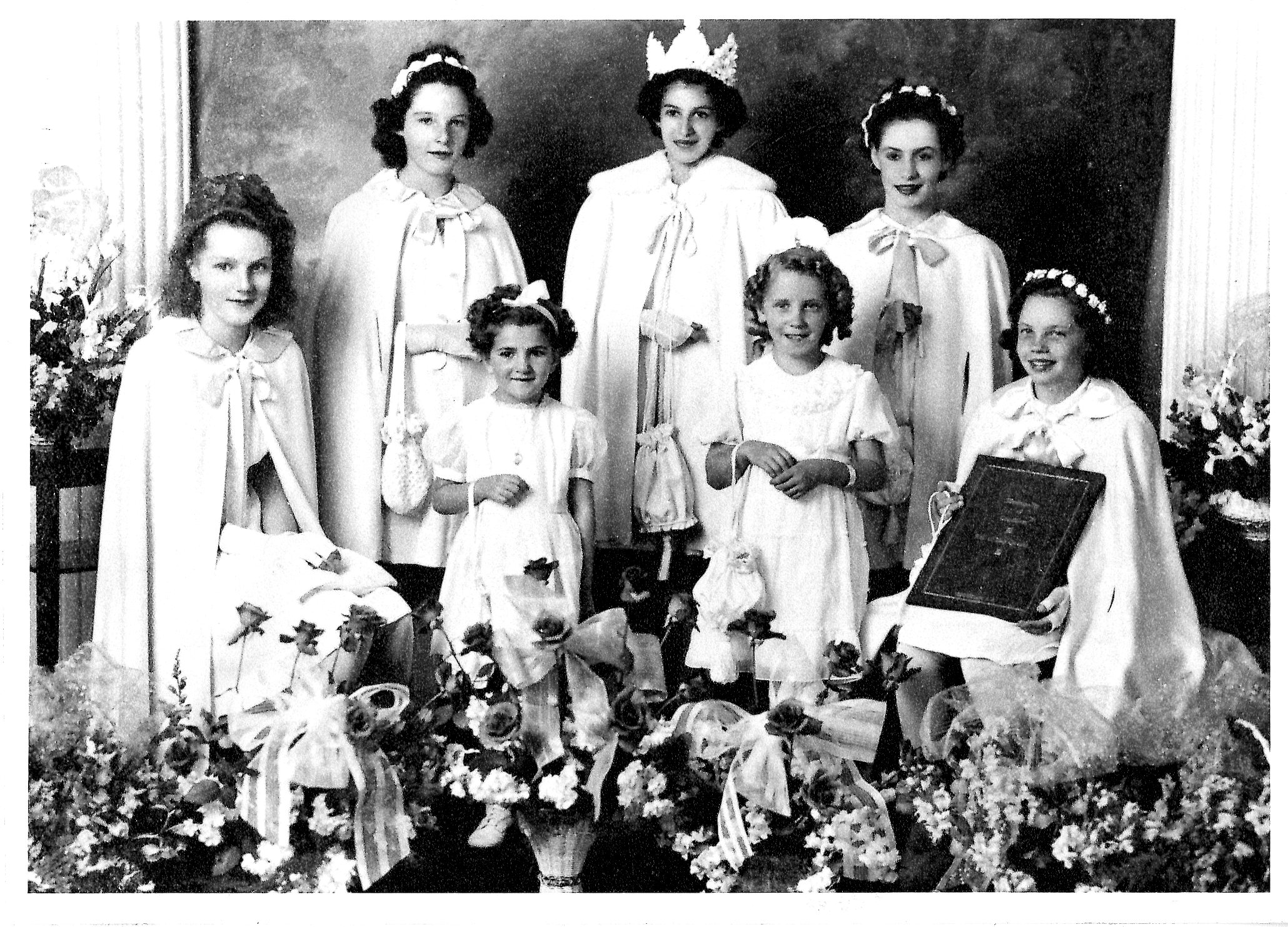 Portrait of the May Queen and Her Attendants, 1944 (JPG) Opens in new window